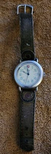 Schweizer Uhr Edelstahl 330 Fuß wasserdicht Ronda 1 Juwelenwerke Schweiz - Bild 1 von 10