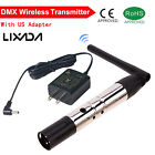 LIXADA PRO 2.4G ISM DMX512 Wireless XLR Transmitter Rechargeable Receiver B8Q4
