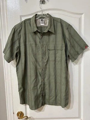 The North Face Men’s Sage Green Short Sleeve Modal Polyester Blend Size XL (M24) - Image 1 of 4