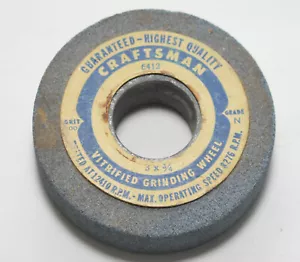 Vintage Craftsman 6412 verglaste 3" Schleifscheibe 100er Körnung Klasse N - NOS - Bild 1 von 7