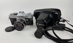 Canon Kleinbildkamera FT QL mit Canon Objektiv FL 28mm Auslösungen getestet Film ungetestet - Bild 1 von 15