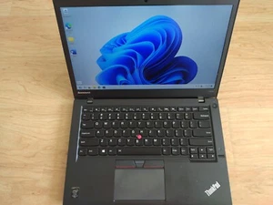 Used Lenovo Thinkpad T450s, Core i5 Win 11 256gb SSD Hard Drive 8GB RAM Laptop - Picture 1 of 9