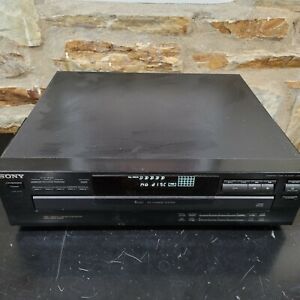 Sony CDP-C265 CD Player 5 Disc Compact Disc Player Carousel - No Remote - TESTED