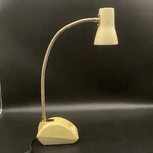 Vintage Imar Flex Beige Mid Century Flexible Gooseneck Desk Table Lamp Japan - Picture 1 of 16