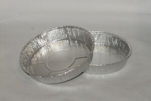 500 x 6" Round Aluminium Tin Foil Dish Baking Pie Quiche Tart Tray NO HOLES