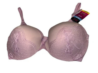 Sujetador para mujer Maidenform nuevo con etiquetas púrpura push up Wonderbra talla 36D encaje  Foto 1 de 4