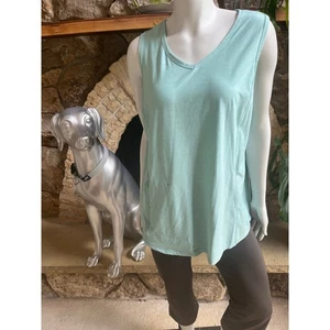 Duluth Armachillo Cooling Blue Tank Top Zipped Pocket Women’s Size XL - Picture 1 of 5