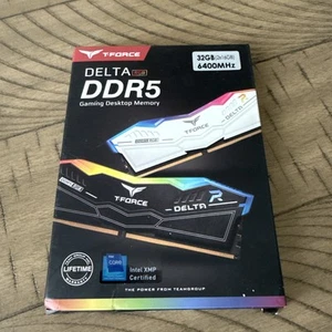 Team T-Force Delta RGB 32GB (2 x 16GB) PC RAM DDR5 6400 (PC5 51200) Intel XMP - Afbeelding 1 van 3