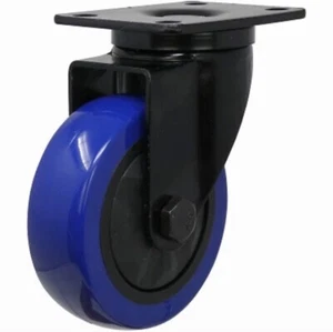 Shepherd 3663 Blue Diamond TPU Wheel Caster, 4-In. D, Double Ball - Picture 1 of 4