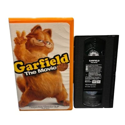 Garfield the Movie - Clamshell VHS Tape Case - VINTAGE Kids Late Release 2004 — 第 1/2 张图片