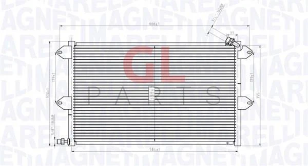 空调空调散热器空调适用于座椅 IBIZA 6L 2002 - 2006 — 第 1/1 张图片