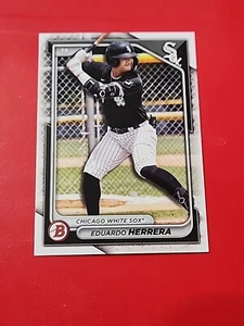 2024 Bowman Draft Paper Base BD-179 Eduardo Herrera Chicago White Sox - Picture 1 of 2