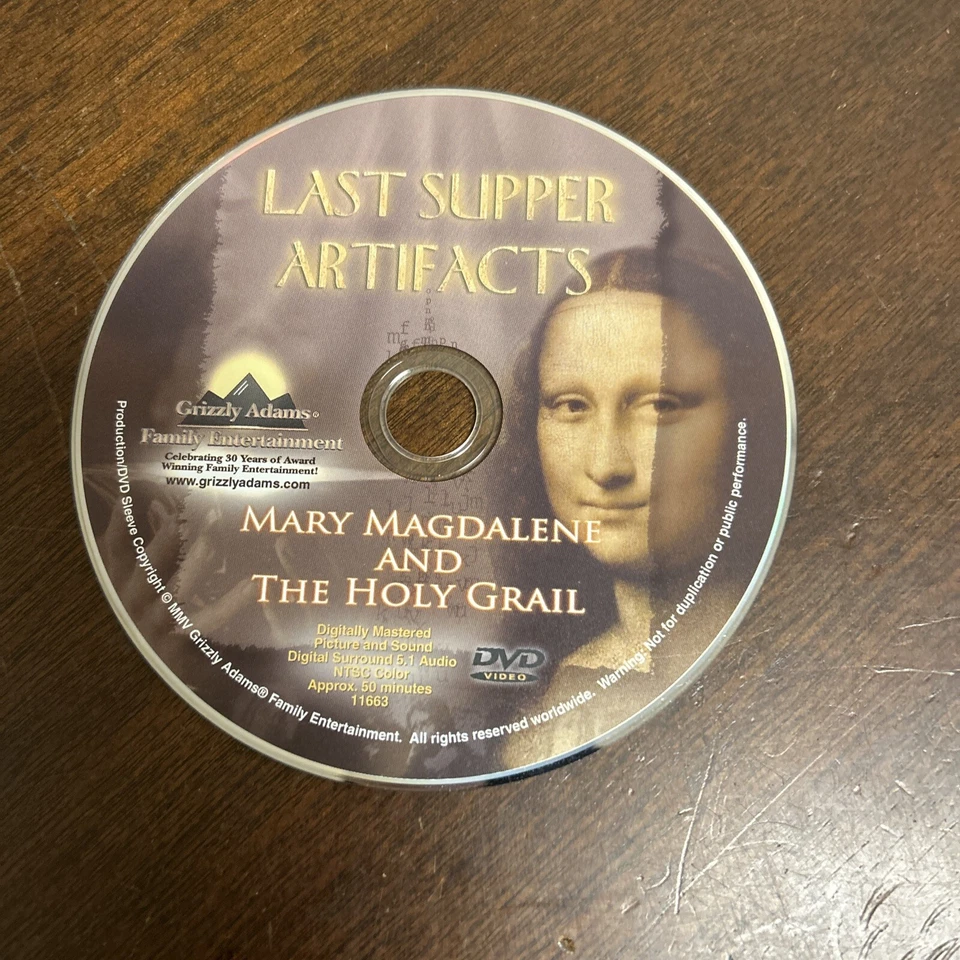 Last Supper Artifacts Genres: Documentary 2007 DVD Grizzly Adams Disc Only Foto 1 de 1