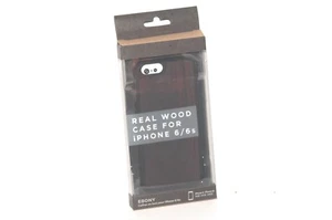 RECOVER REAL WOOD CASE FOR IPHONE 6/6S EBONY - Picture 1 of 1