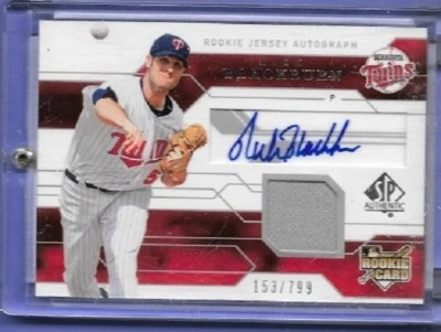 UD SP 2008 auténtico Nick Blackburn automático/mat 153/799                       Foto 1 de 2