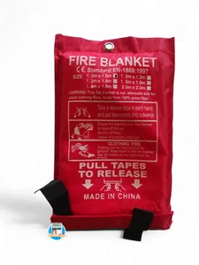 1 Pack FIRE BLANKET Fiberglass Hero Emergency Home Retardant Prepared 40''x40'' - Picture 1 of 2