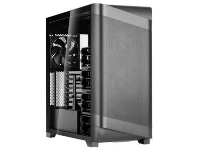SilverStone SETA A2 Black Steel / Plastic / Tempered Glass ATX Mid Tower Compute - Image 1 of 4