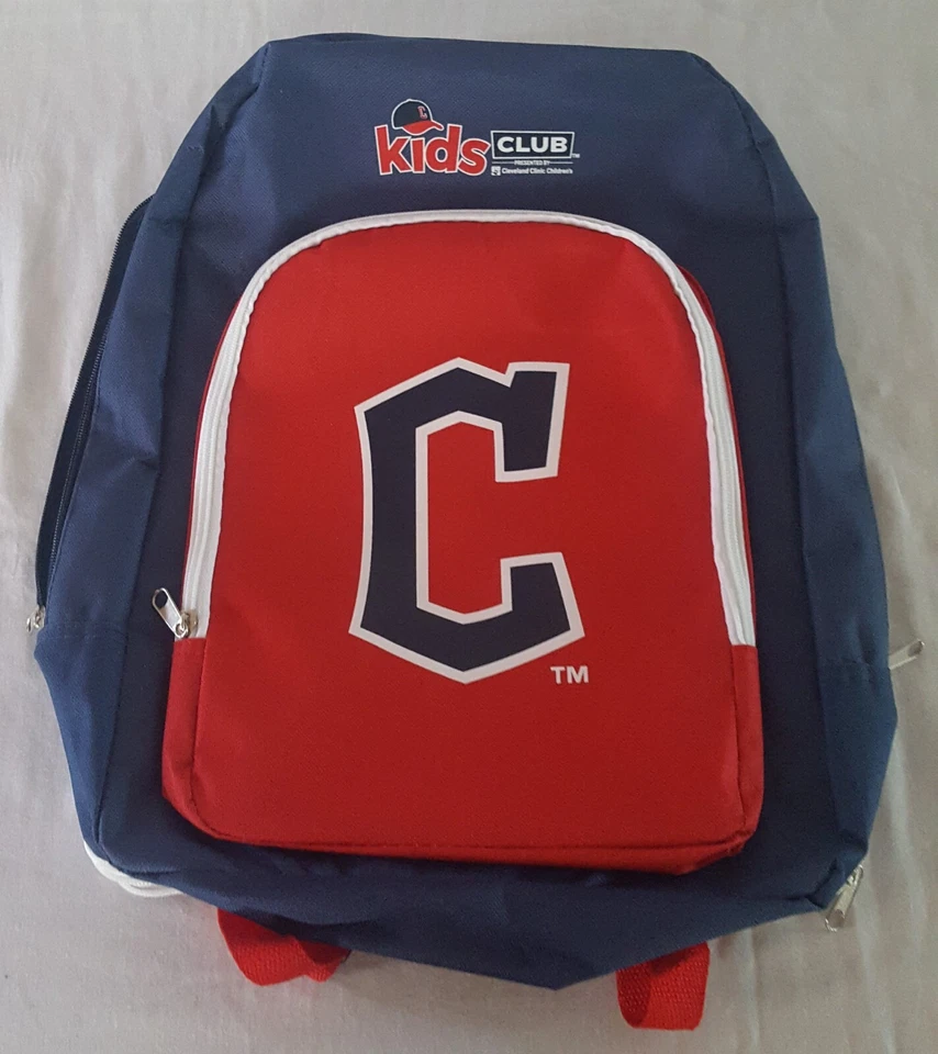 Cleveland Guardians Kids Club Mochila Expandible Cremallera 2 Bolsas Azul Marino Rojo Blanco Foto 1 de 4