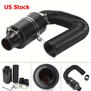 3 Inch Universal Supply Closed Intake Hose Hose Kit Automotive Cold Air Filter - Picture 1 of 6