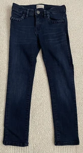 Gap Kids Skinny  Stretch Denim Leggings Girls Size 6 with Pocket Braid Detail - Picture 1 of 10
