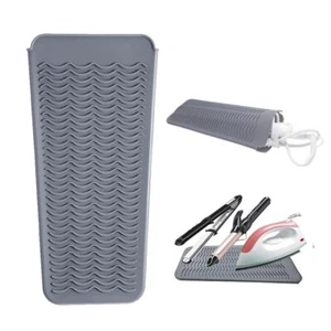 Heat Resistant Silicone Mat 11.5x6" for Hair Tools Food Grade Silicone - Picture 1 of 9