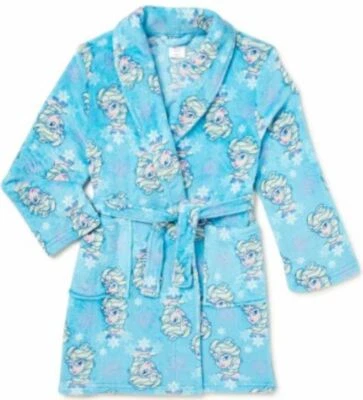 Disney Frozen Girls  Bathrobe  - Size 10 - - Image 1 of 3