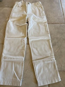 Lands' End Girls' Beige Adjustable Waistband Jeans NWT (Box 15) - Picture 1 of 2