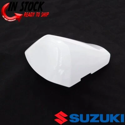 NUEVO OEM SUZUKI 2017-2024 GSXR 1000 BLANCO BRILLANTE PASAJERO TRASERO ASIENTO INDIVIDUAL CAPUCHA Foto 1 de 4