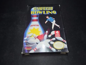 Championship Bowling Auténtico Nintendo NES EXCELENTE+ Estado COMPLETO n caja! - Imagen 1 de 9