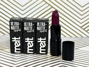 MELT COSMETICS Ultra-Matte Lipstick DARK ROOM .049oz Travel Size Mini x3 - Picture 1 of 1
