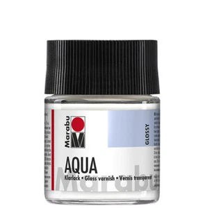 Marabu Klarlack Aqua transparent-glänzend 50 ml im Glas - Bild 1 von 2