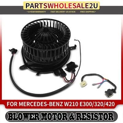 Front HVAC Blower Motor Resistor Kit for Mercedes-Benz E300 E320 E420 E55 AMG - Image 1 of 4