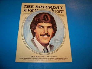Saturday Evening Post Mark Spitz & Coach Councilman NASA Space Shuttle 1973 - Picture 1 of 12