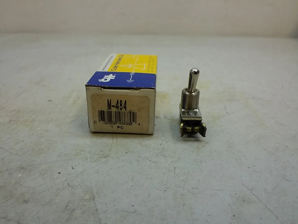 Interruptor de palanca de 2 tornillos M484 Cole Hersee ligero M-484 Foto 1 de 4