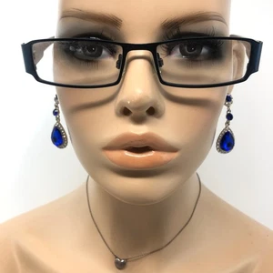 French Connection FC90 Glasses Frames Blue Full Rim Ladies Eyeglasses Frame Only - Picture 1 of 12
