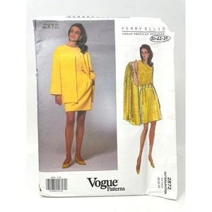 Vogue 2872 Perry Ellis Jacket, Skirt, Top, Plus Size 20-22-24, B 42-44-46, Uncut - Picture 1 of 2