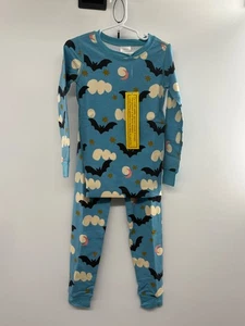 NWT Hanna Andersson Allover Bats halloween Print Pajama Set Kids 5 Model - Picture 1 of 4