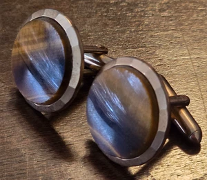 Vintage Cufflinks Copper Brass Retro Set Men’s Jewelry - Picture 1 of 2