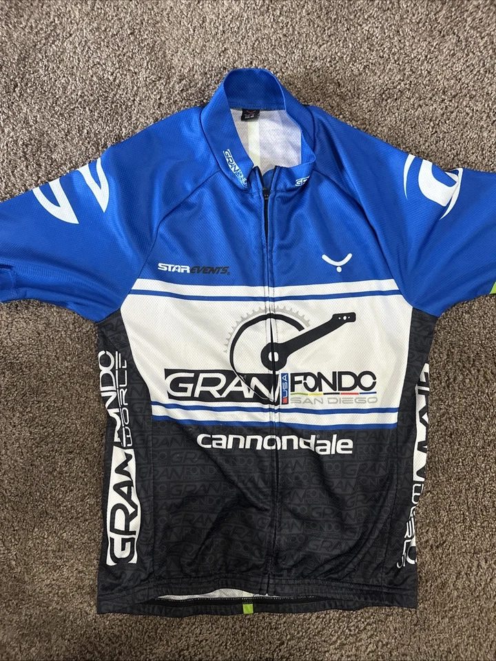 Camiseta deportiva de bicicleta Cannondale Gran Fondo juvenil extra pequeña San Diego Foto 1 de 2