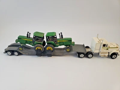 Vintage ERTL John Deere Equipment Hauling Set - Diecast - Image 1 of 4