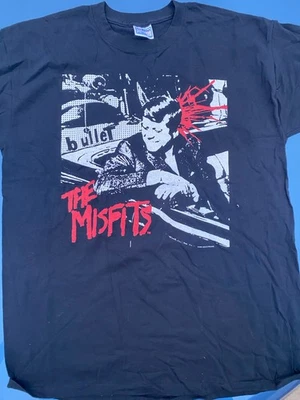 Vintage MISFITS JFK Bullet Shirt Better Dead On Red 1998 All Sport Tag XL Danzig - Image 1 of 4