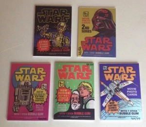 STAR WARS WRAPPER (PLATES) /99 (Series 1-5) A New Hope - May the 4th !!! - Picture 1 of 6