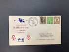 1937 Halloween Cachet Letter Cover Posted Devil's Slide, Utah US Stamps 551,5t