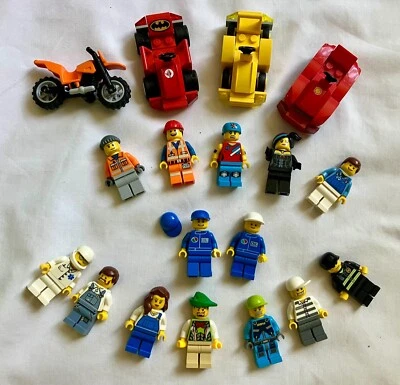 Lote MINIFIGURAS PATINADOR AL ÓLEO EMMET LUCY OCTAN PELÍCULA LEGO SERIE 9 COCHES Foto 1 de 4
