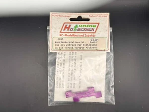 Soporte de brazo trasero de aluminio Hötschick Tuning #6695 Kyosho Lanzer nuevo vintage - Imagen 1 de 2