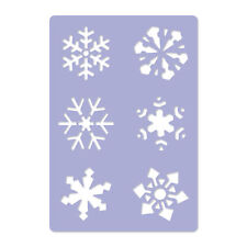 reusable PLASTIC Window Christmas STENCIL 30x42cm to 65x95cm Snowflake Xmas 