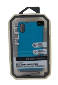Incipio DualPro Case for HTC Desire 626/626S – Teal/Charcoal Gray – Dual-Layer P - Picture 1 of 6