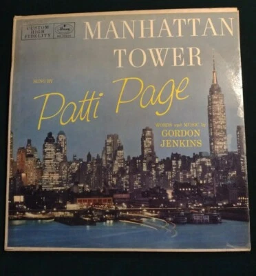 PATTI PAGE - Manhattan Tower (vinyl LP 1956) Mercury MG 20226 - Image 1 of 4