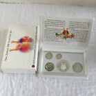 New Zealand 1989 5 Coin Proof Year Set With Silver $1 - complete