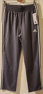 Adidas Boy's Iconic Tricot Pants Dark Gray XL 18/20 - Picture 1 of 4